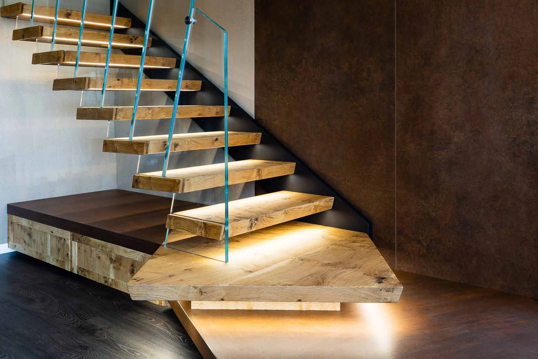 Scale in legno su misura 1